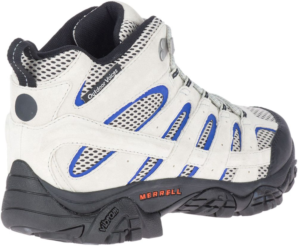 Merrell Hiking Boots White - Moab 2 Mid Ventilator X Outdoor Voices - Mens 68DELIBOM